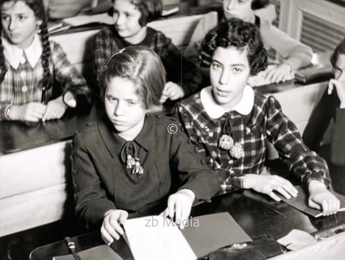 Schulklasse in der jüdischen Goldschmidtschule in Berlin 1937