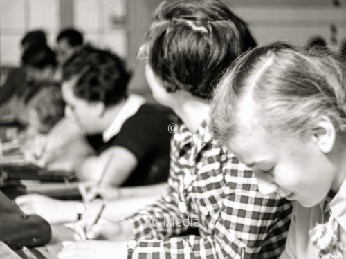 Schulklasse in der jüdischen Goldschmidtschule in Berlin 1937