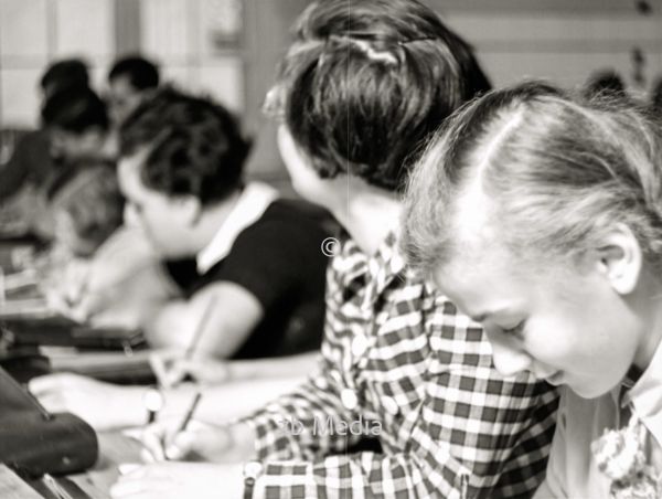 Schulklasse in der jüdischen Goldschmidtschule in Berlin 1937