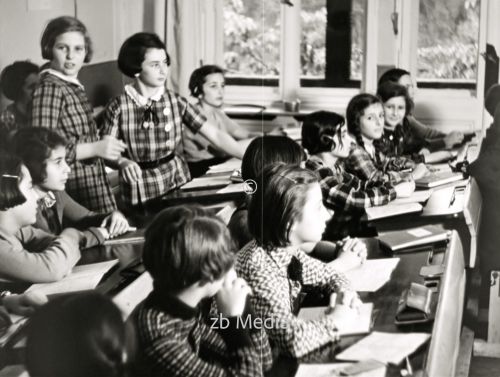 Schulklasse in der jüdischen Goldschmidtschule in Berlin 1937
