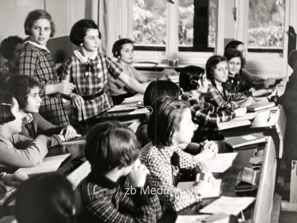 Schulklasse in der jüdischen Goldschmidtschule in Berlin 1937