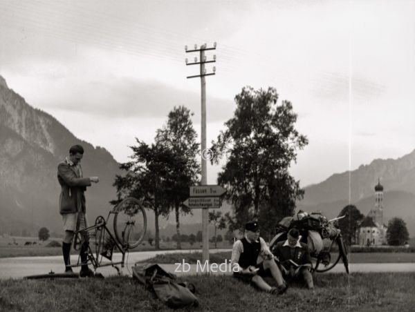 Radtour in Oberbayern 1937
