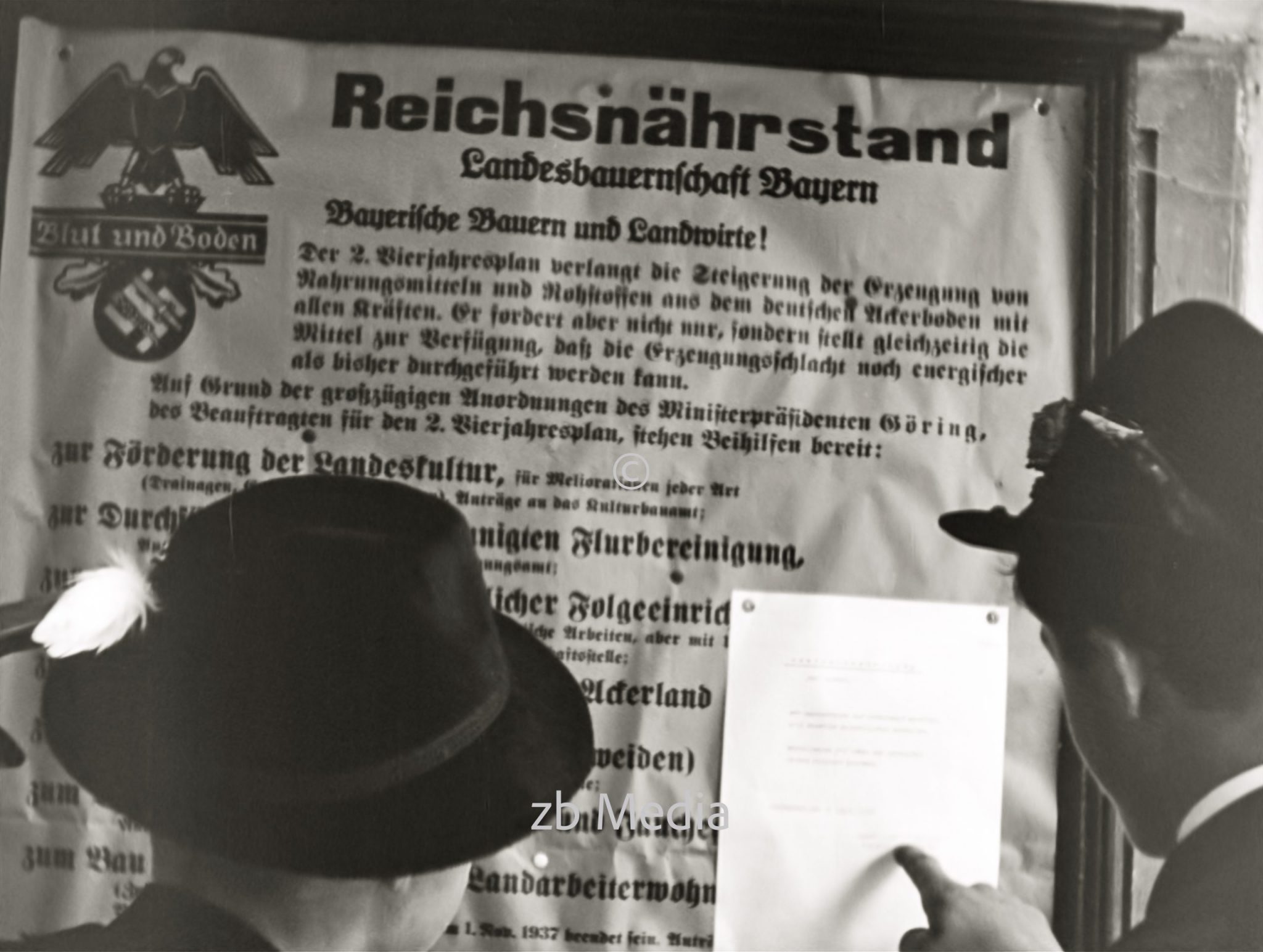 Plakat Reichsnährstand 1937