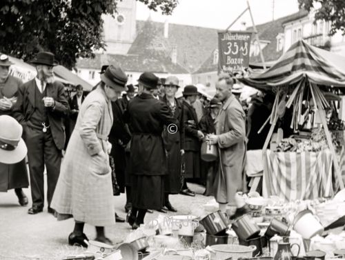 Markt in Steingaden 1937.
