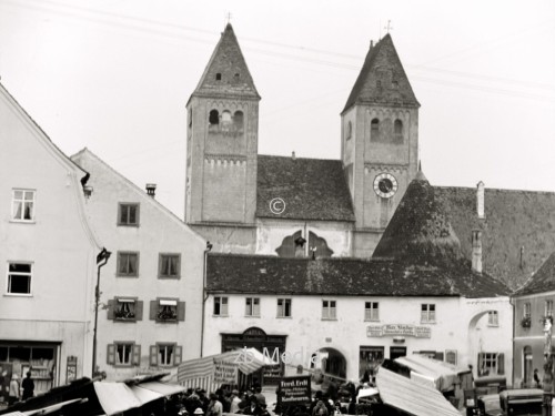 Klosterkirche Welfenmünster Steingaden 1937.