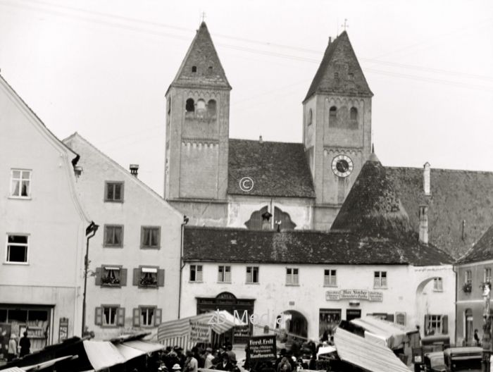 Klosterkirche Welfenmünster Steingaden 1937.