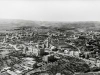 Flugaufnahme von Jerusalem Y.M.C.A. und King David Hotel 1935