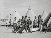 Notlager jüdischer Einwanderer in Tel Aviv 1936
