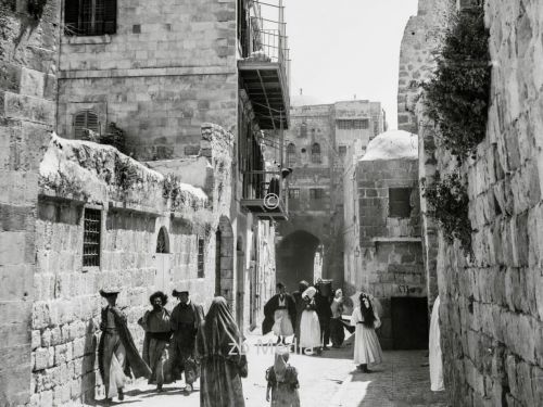 Altstadt von Jerusalem um 1930