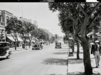 Allenby Street in Tel Aviv um 1935