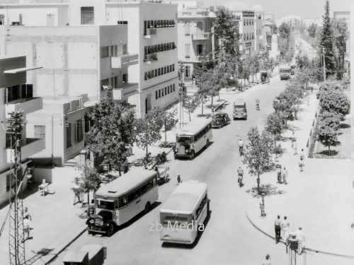 Stadtbild - Allenby Street in Tel Aviv 1935
