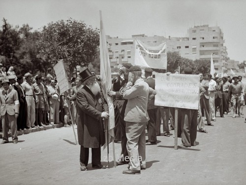 Jüdische Protestdemonstrationen gegen das Weißbuch Palästina 1939
