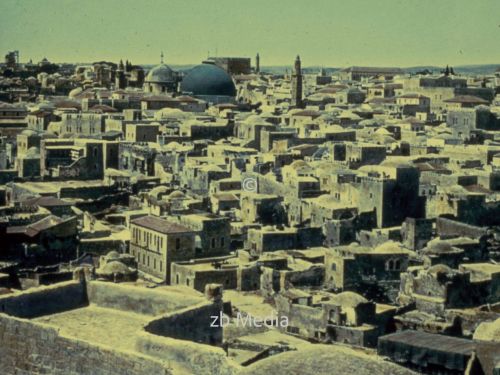 Jerusalem vom Berg Bezetha aus, um 1935