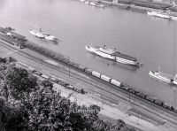 Der Rhein bei Koblenz 1937