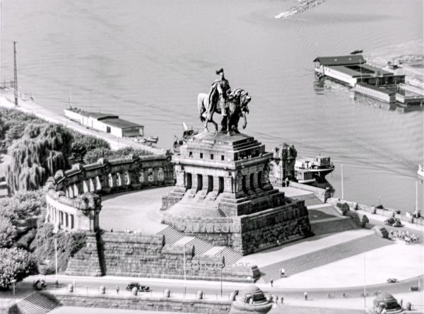 Deutsches Eck bei Koblenz 1937