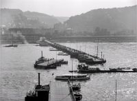 Fährbrücke am Rhein bei Königswinter 1937