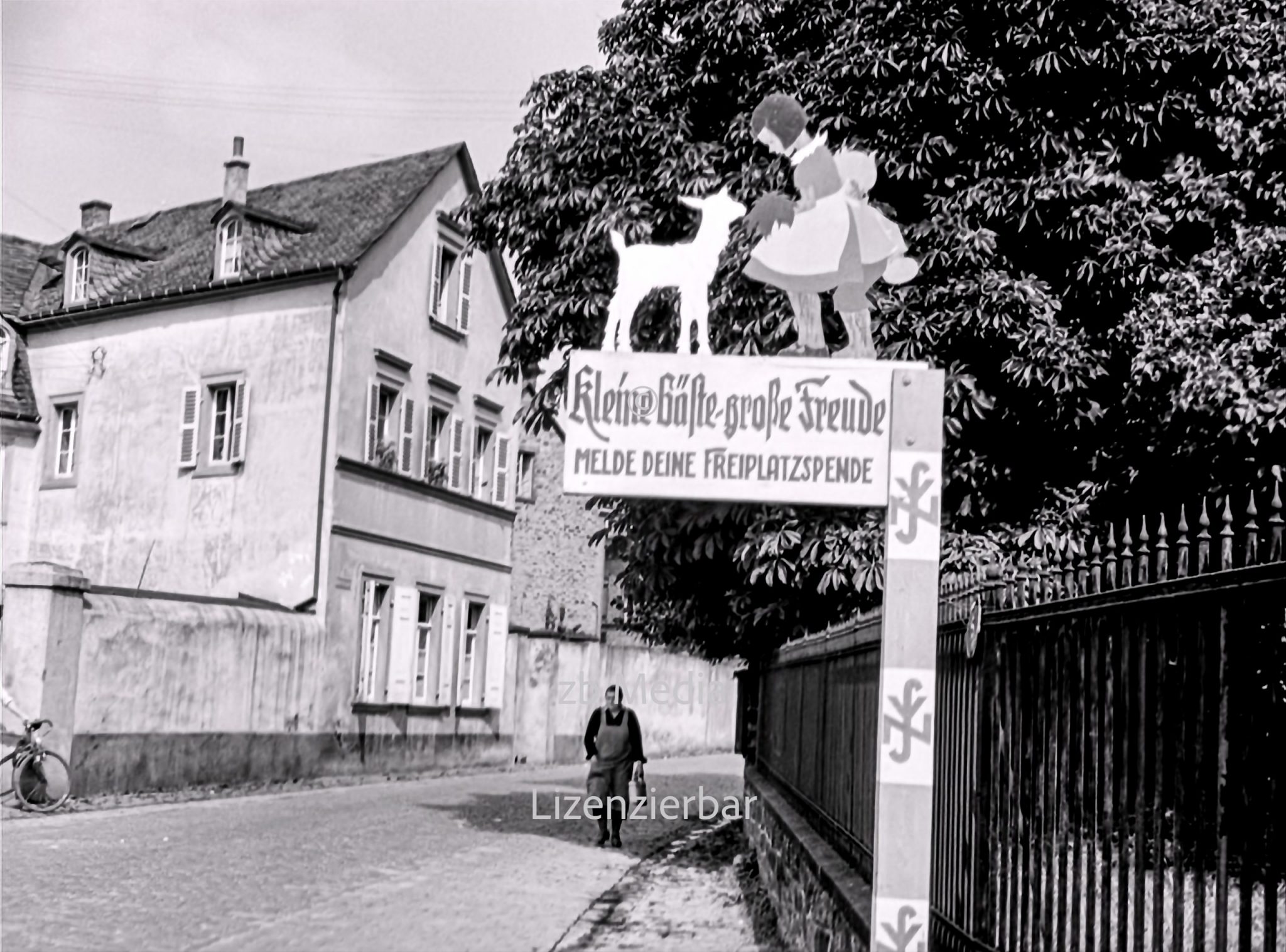 Werbetafel der NSV 1937