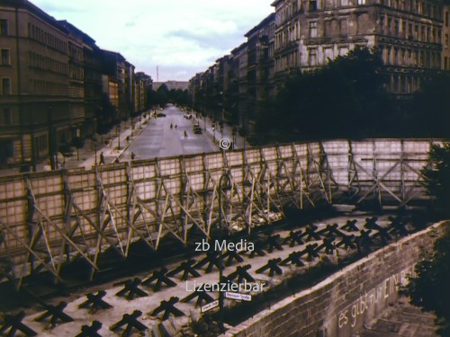 Berliner Mauer an der Bernauer Straße 1961