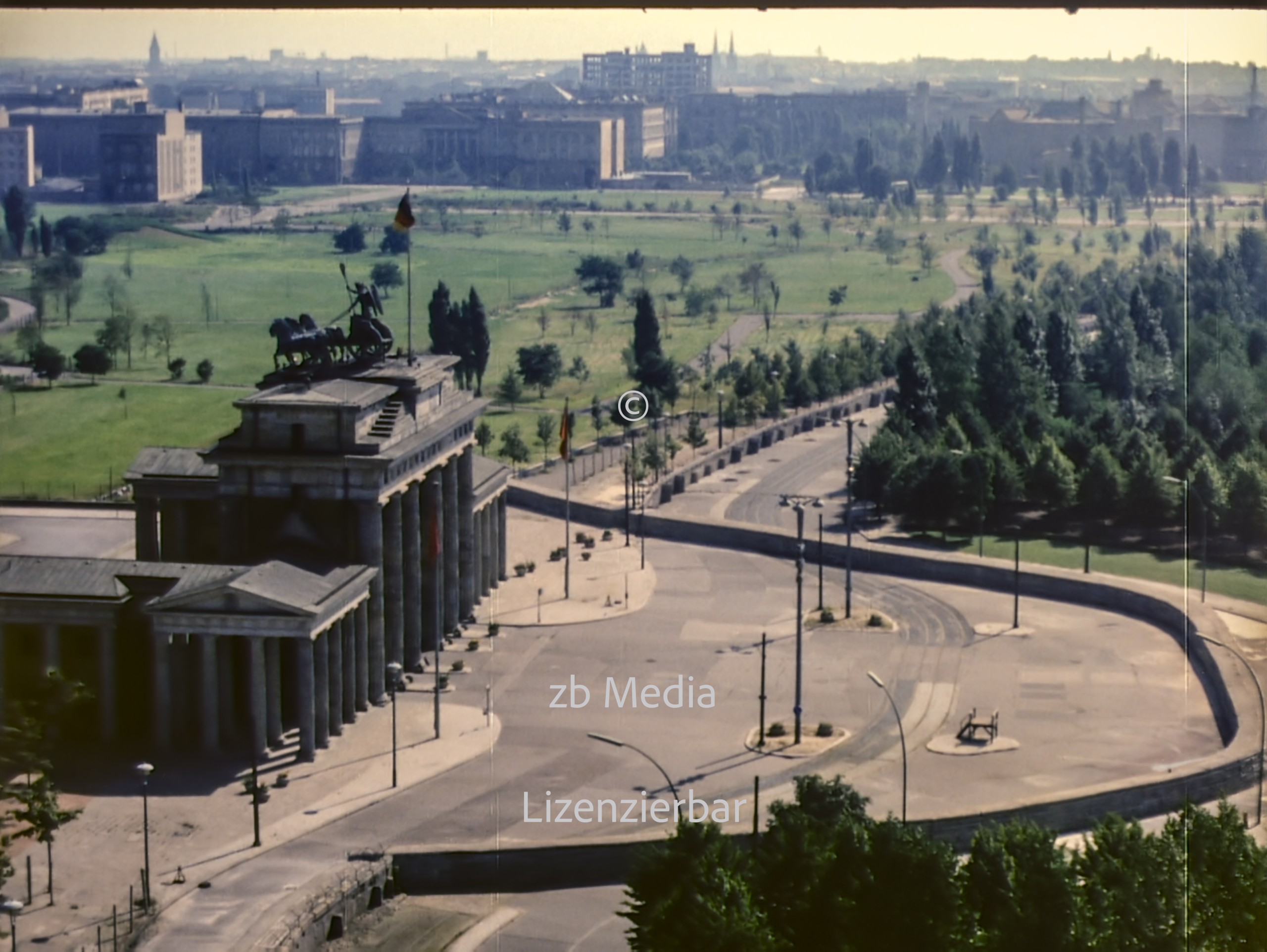 Brandenburger Tor in Berlin 1961