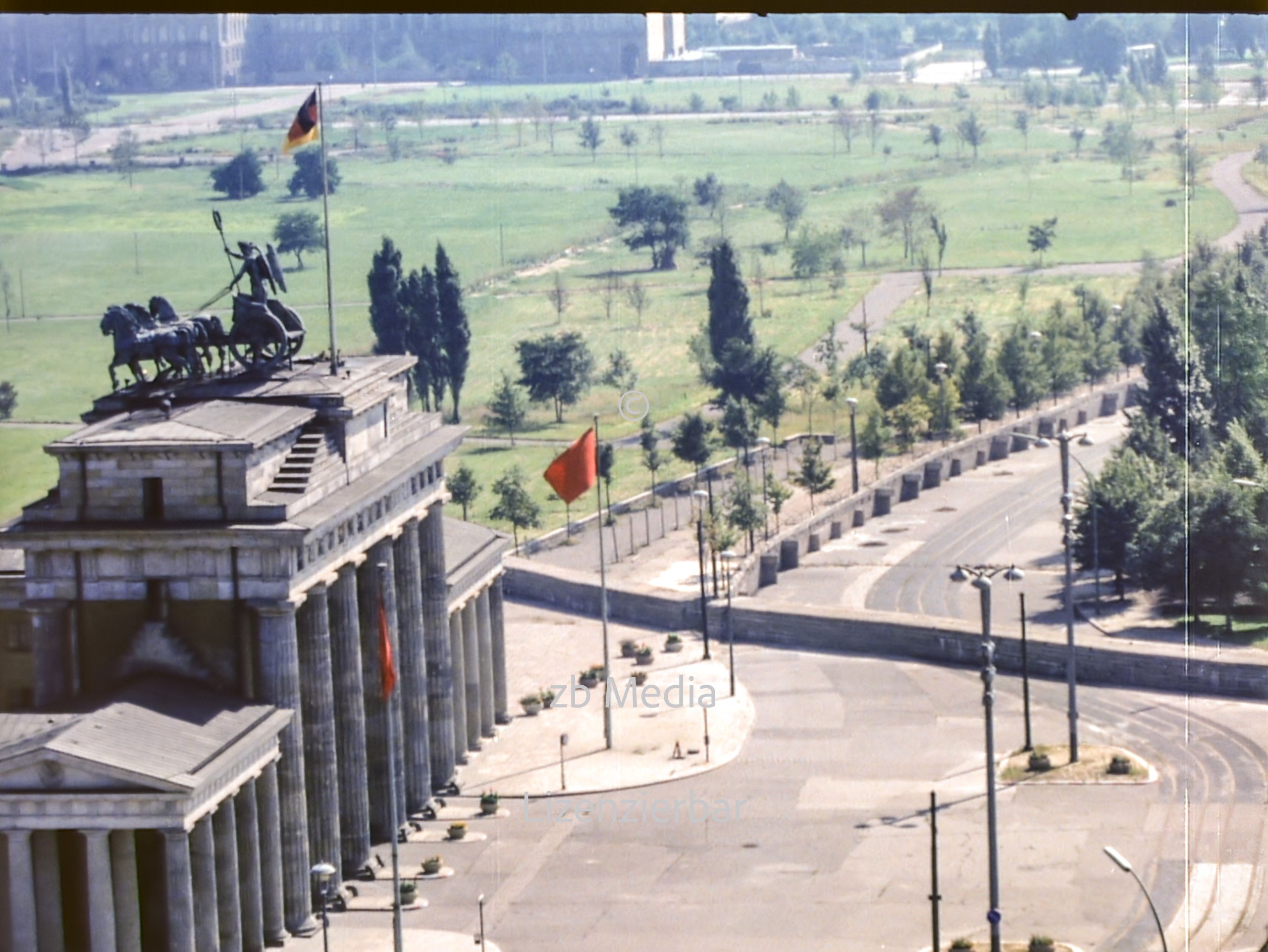 Brandenburger Tor in Berlin 1961