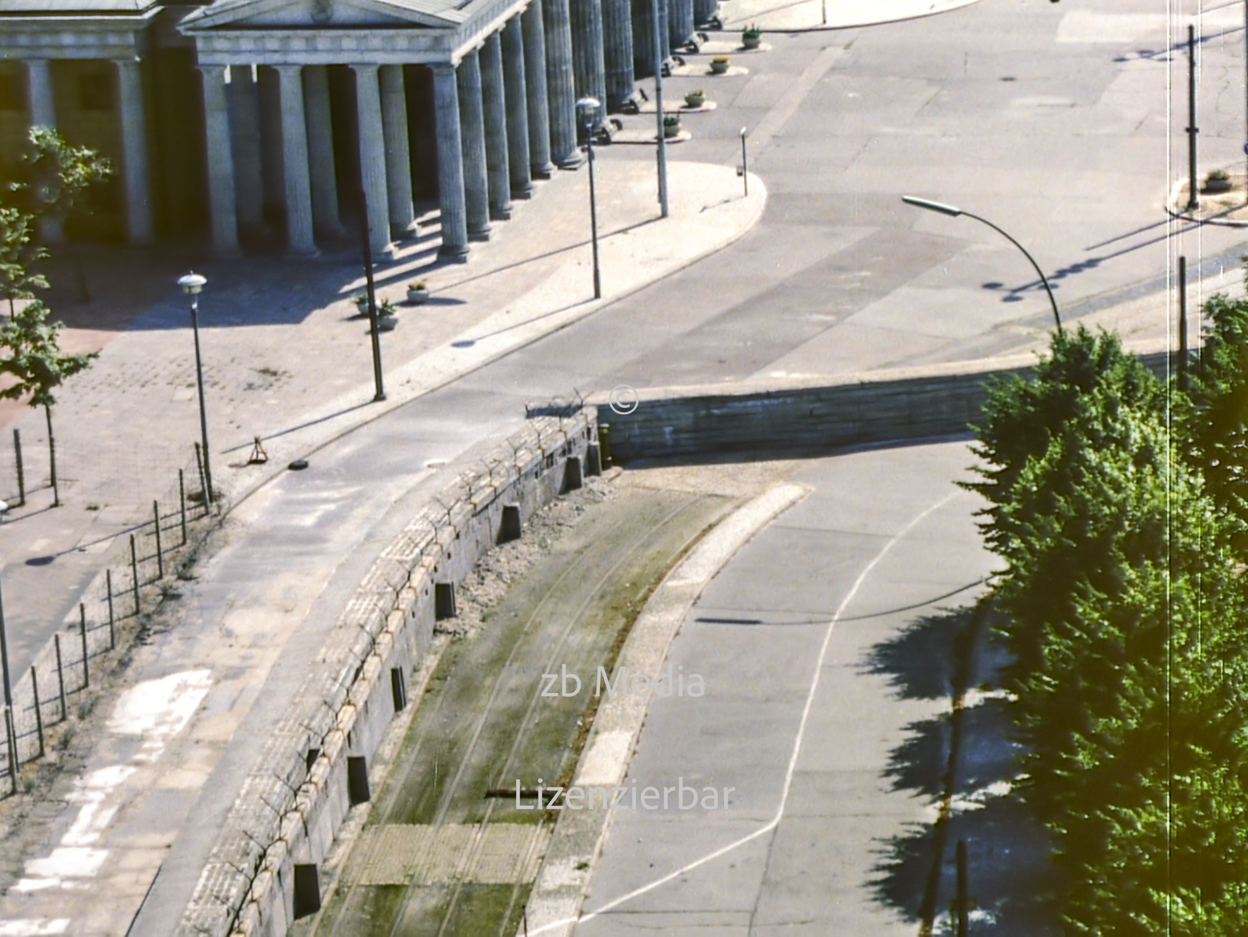 Brandenburger Tor in Berlin 1961