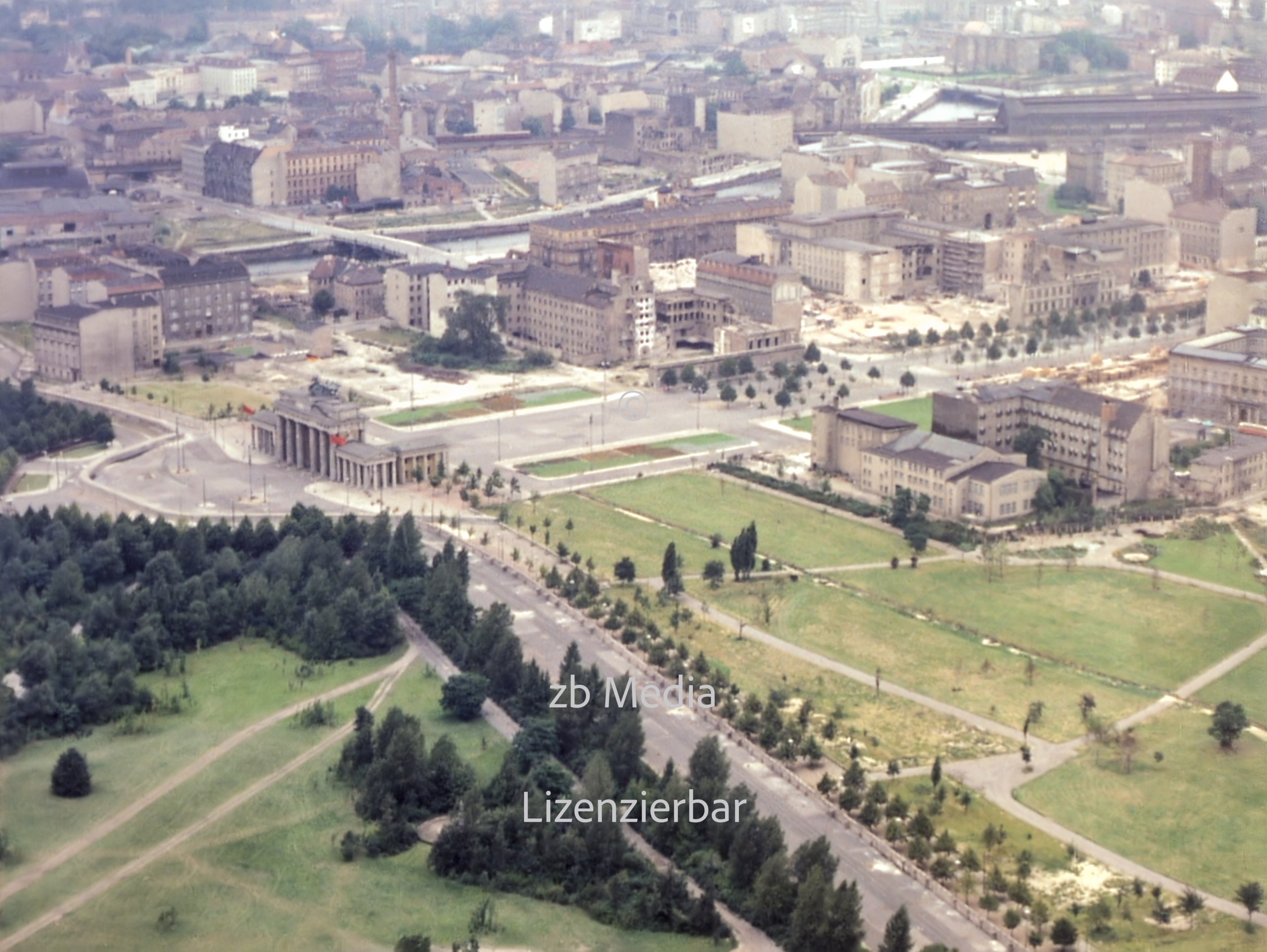 Brandenburger Tor in Berlin 1961