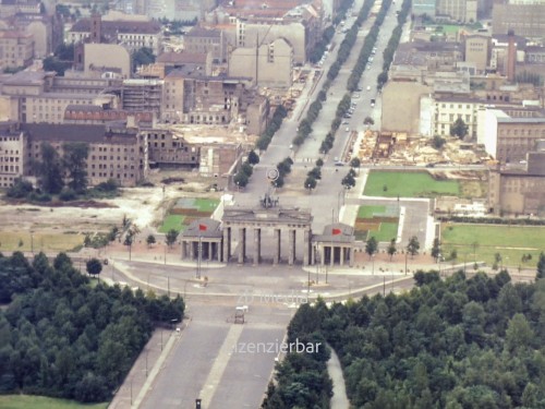 Brandenburger Tor in Berlin 1961