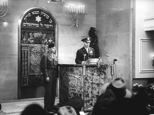 Wiedereroeffnung der Muenchner Synagoge 1947