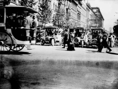 Straßenverkehr in Berlin 1914