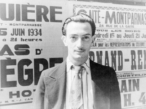 Salvatore Dali in Paris 1934