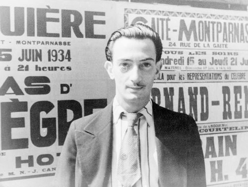 Salvatore Dali in Paris 1934
