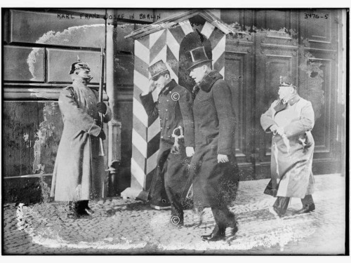 Kaiser Karl Franz Josef in Berlin 1917