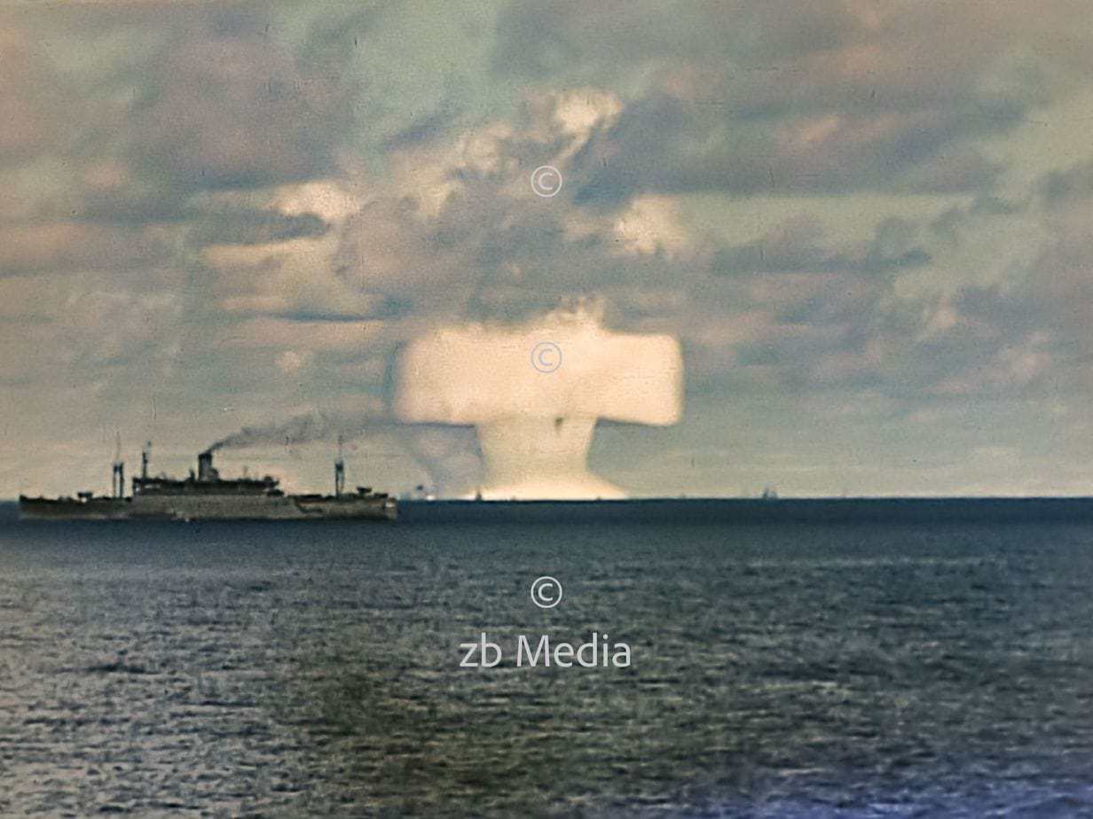 Atombombenexplosion Bikini Atoll