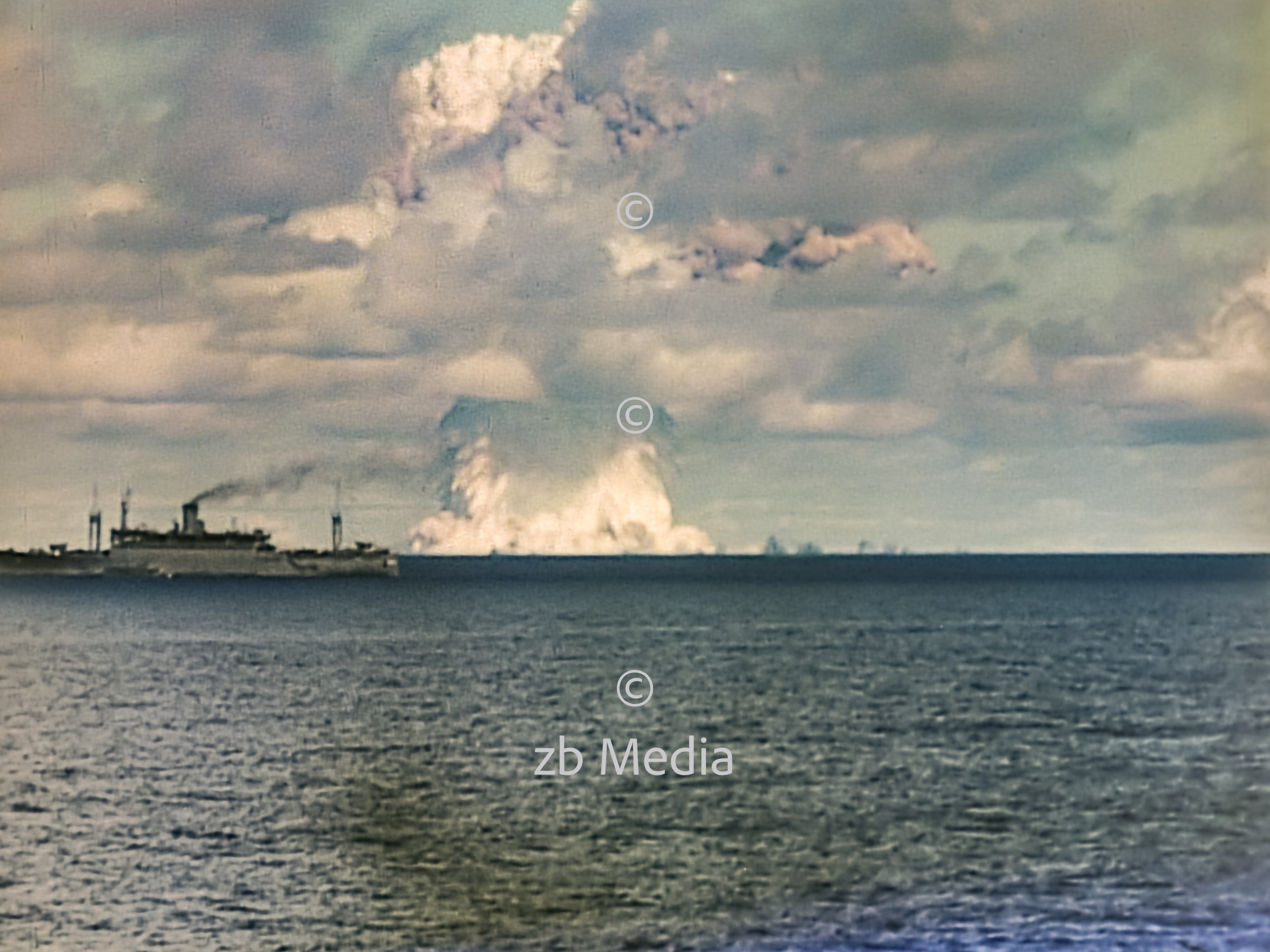 Atombombenexplosion Bikini Atoll