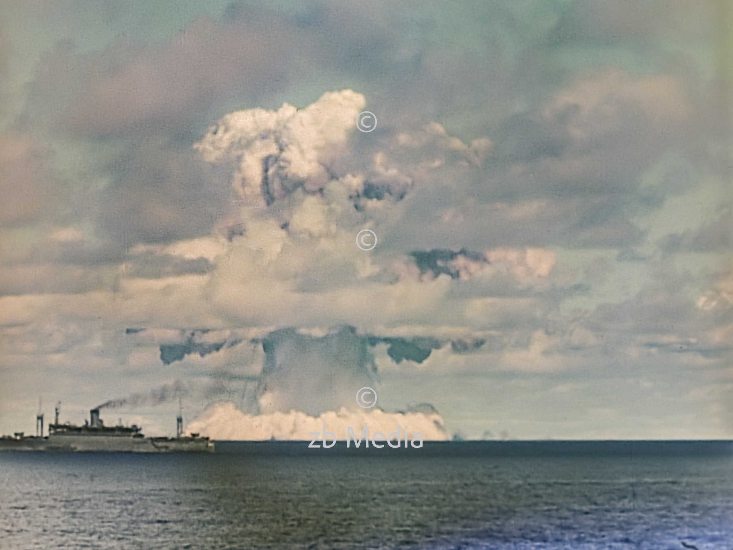 Atombombenexplosion Bikini Atoll