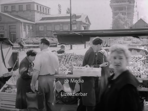 Wochenmarkt Berlin 1955