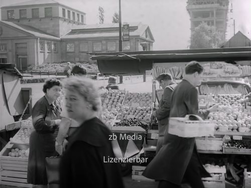 Wochenmarkt Berlin 1955