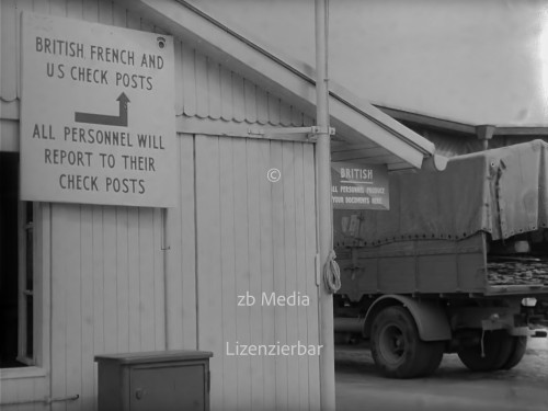 Checkpoint Zonengrenze Berlin 1955