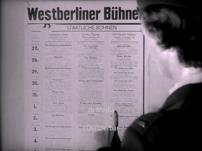 Theaterspielplan Berlin 1955