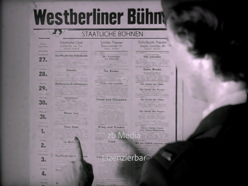 Theaterspielplan Berlin 1955