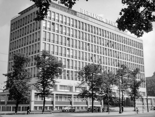 Berliner Bank an der Hardenbergstraße 1955
