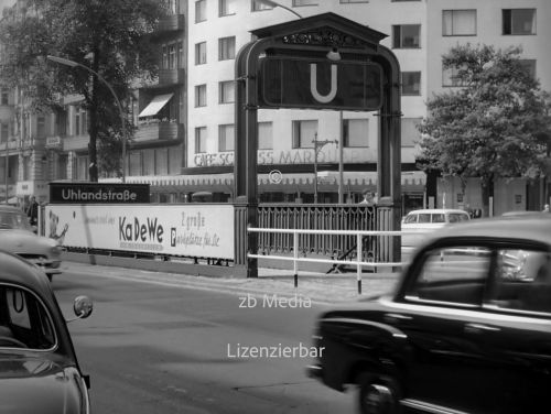 U-Bahn Uhlandstraße Berlin 1955
