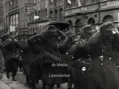 Kriegsgefangene in München Mai 1945