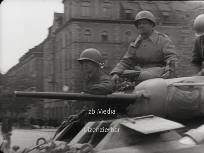 Einmarsch von US Truppen in München 30. April 1945