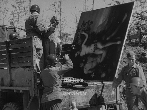 Bergung von Raubkunst in Berchtesgaden 1945