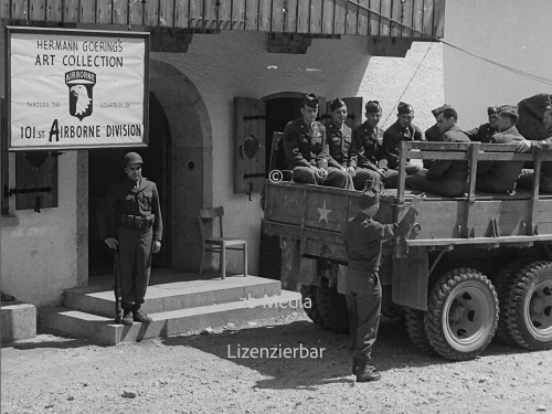 Bergung von Raubkunst in Berchtesgaden 1945