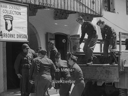 Bergung von Raubkunst in Berchtesgaden 1945