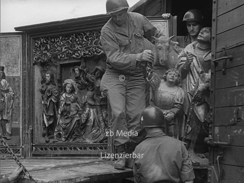 Bergung von Raubkunst in Berchtesgaden 1945