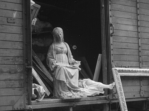 Bergung von Raubkunst in Berchtesgaden 1945