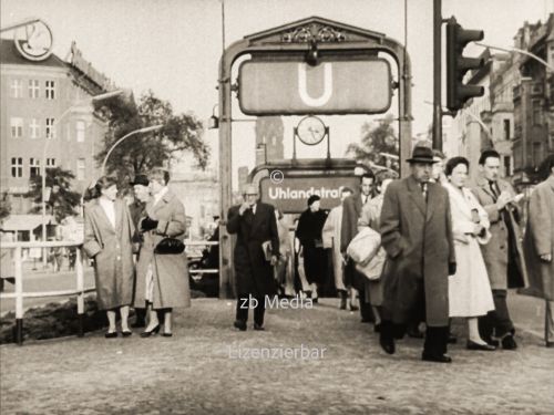 Passanten in Berlin 1960